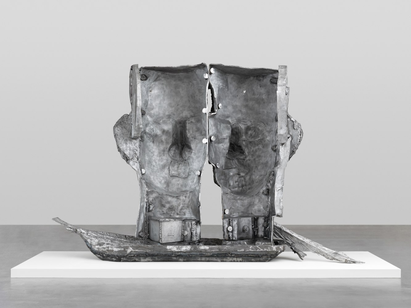 Jean-Marie Appriou Lips and ears 2018 Aluminum 250 x 390 x 130 cm / 98 3/8 x 153 1/2 x 51 1/8 in