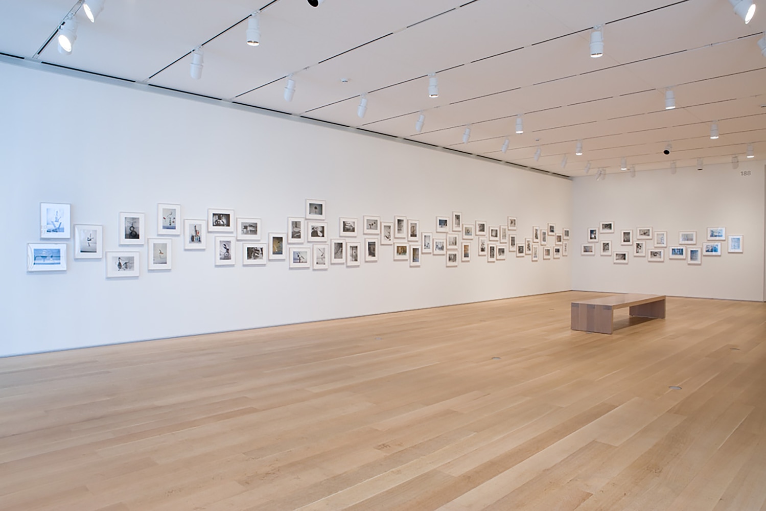 Installation views of photographs by Peter Fischli and David Weiss