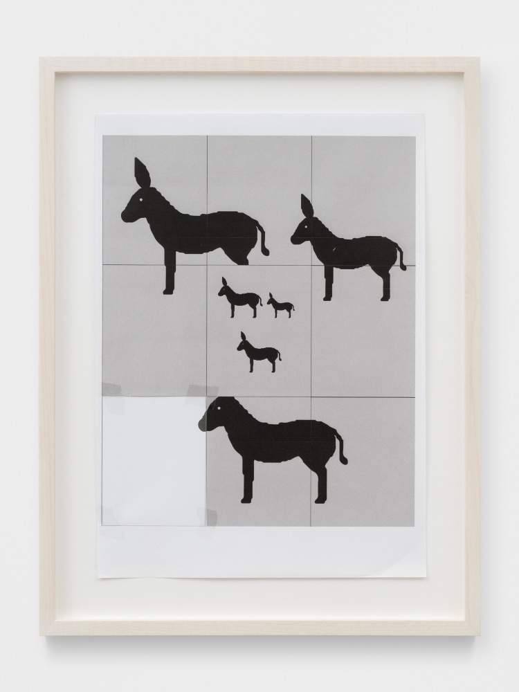 A SIMPLE FRIEND (12)
2020
Photocopy on colored paper, transparent tape
Sheet 29.5 x 21 cm / 11 3/4 x 8 1/4 inches
Frame 37 x 28 x 3 cm / 14 1/2 x 11 x 1 1/8 inches
CARRO47418