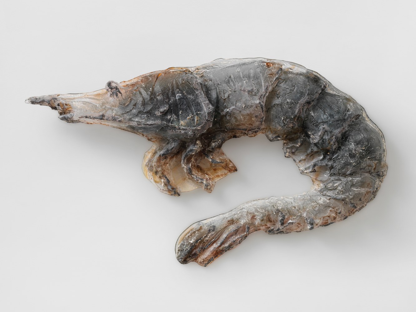 Jean-Marie Appriou Shrimp 9 2019 Glass, aluminum Approx. 68 x 44 x 9 cm / 26 3/4 x 17 3/8 x 3 1/2 in