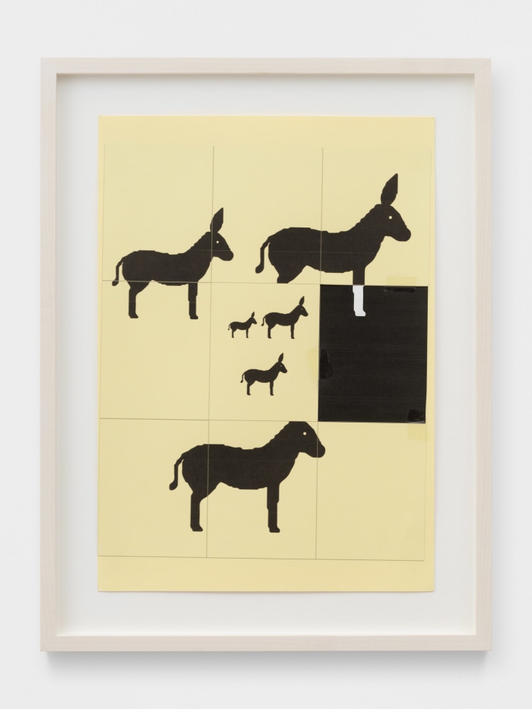 A SIMPLE FRIEND (14)
2020
Photocopy on colored paper, transparent tape
Sheet 29.5 x 21 cm / 11 3/4 x 8 1/4 inches
Frame 37 x 28 x 3 cm / 14 1/2 x 11 x 1 1/8 inches
CARRO47415