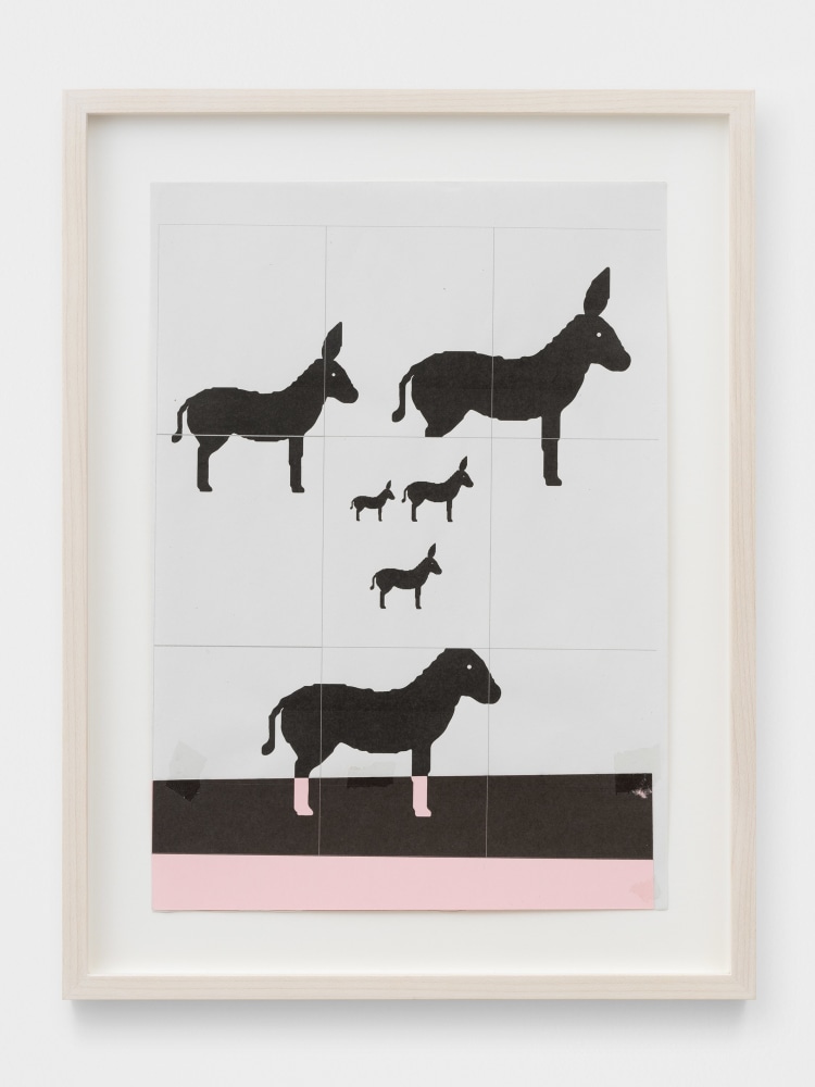 A SIMPLE FRIEND (17)
2020
Photocopy on colored paper, transparent tape
Sheet 29.5 x 21 cm / 11 3/4 x 8 1/4 inches
Frame 37 x 28 x 3 cm / 14 1/2 x 11 x 1 1/8 inches
CARRO47420