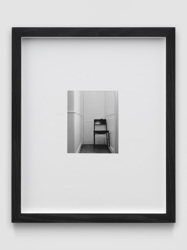 CHAIR (NOIR) 1999 B&amp;W photograph, framed Ed. 2/10 + 2 AP 25.5 x 21.5 x 3.5 cm / 10 1/8 x 8 1/2 x 1 3/8 in