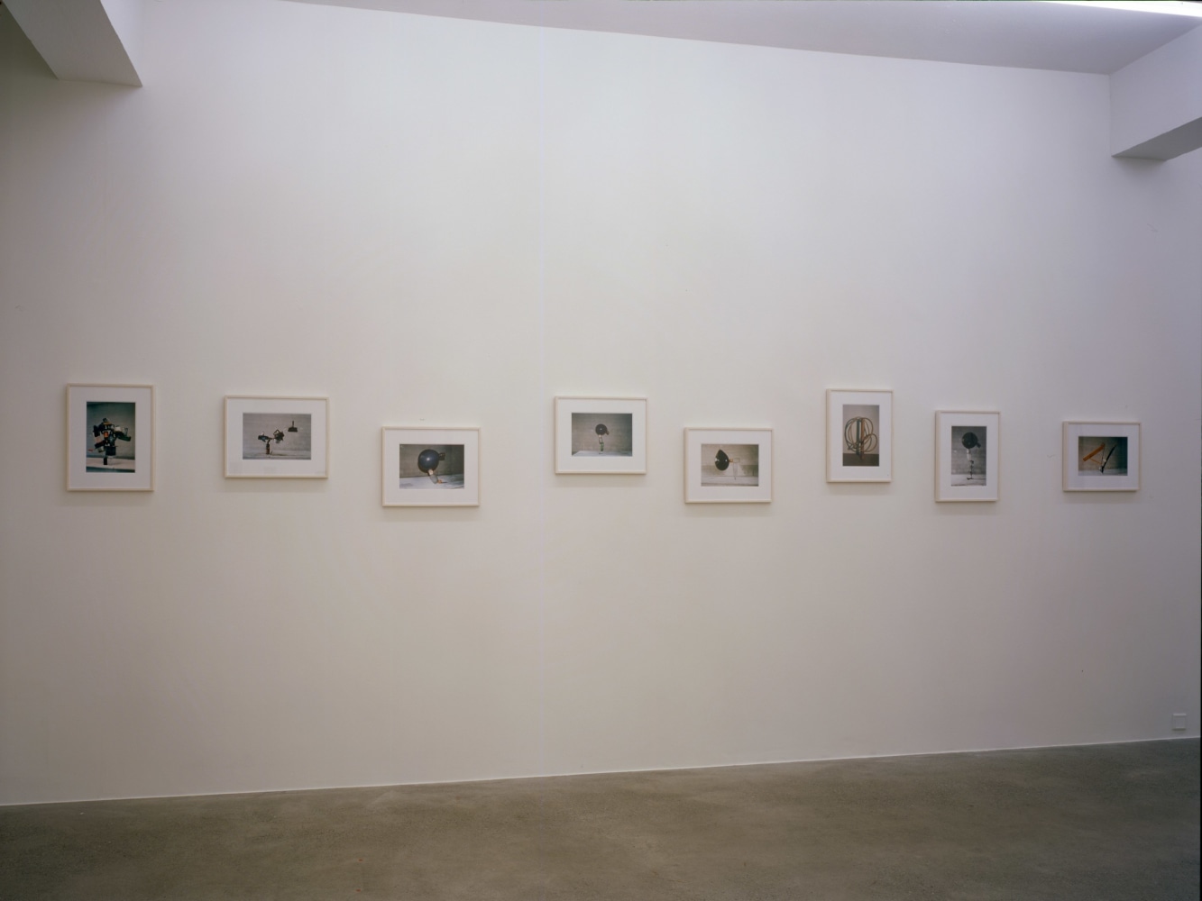Installation view of Peter Fischli David Weiss photography exhibition