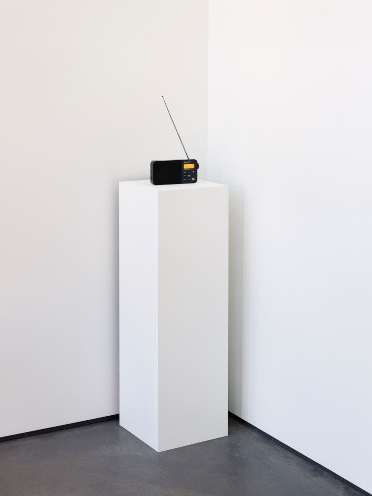 Installation view of sculptures by Peter Fischli and David Weiss