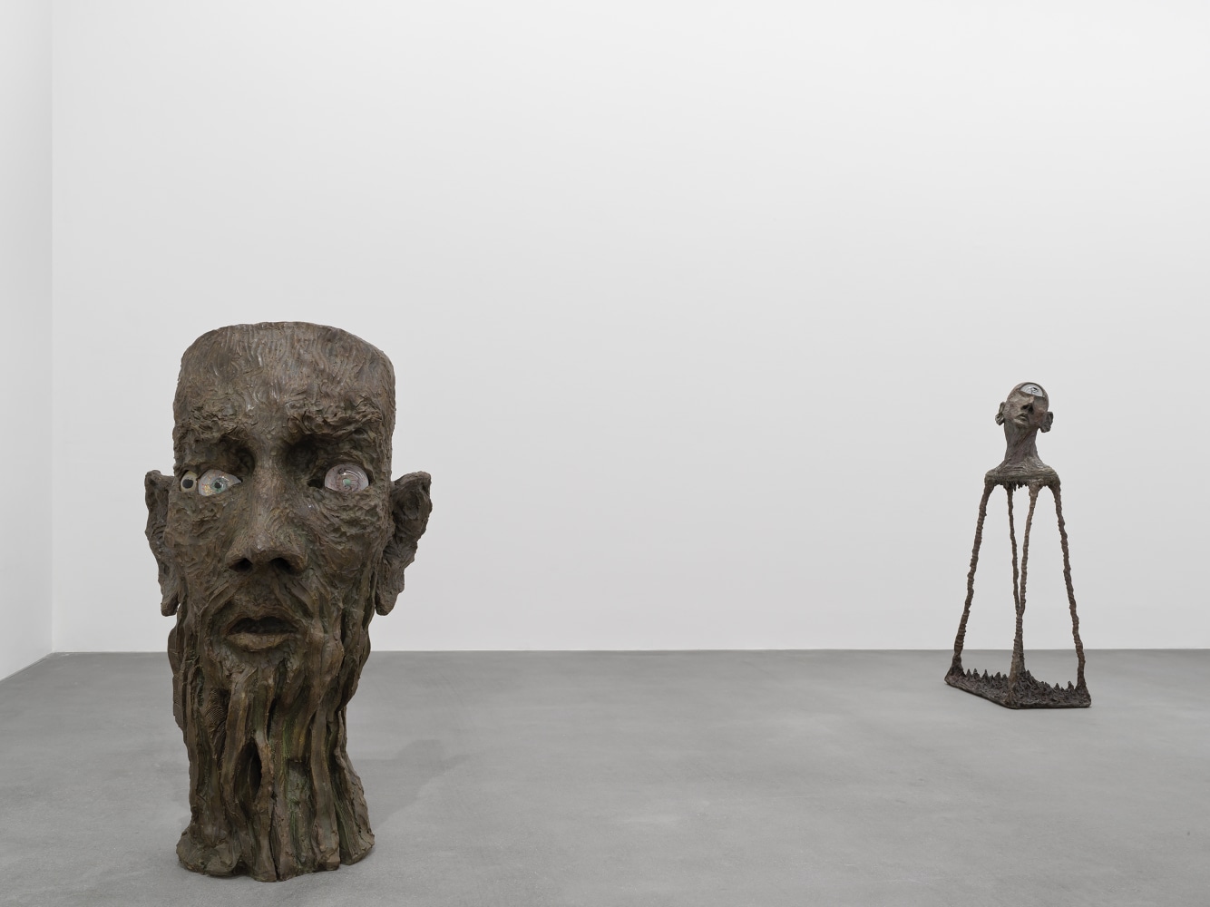 Installation view of sculptures by Jean-Marie Appriou