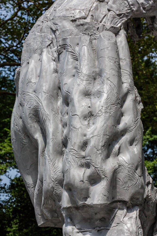Jean-Marie Appriou Le Guerrier 2019 Cast aluminum 450 x 350 x 220 cm / 177 1/8 x 137 3/4 x 86 5/8 in