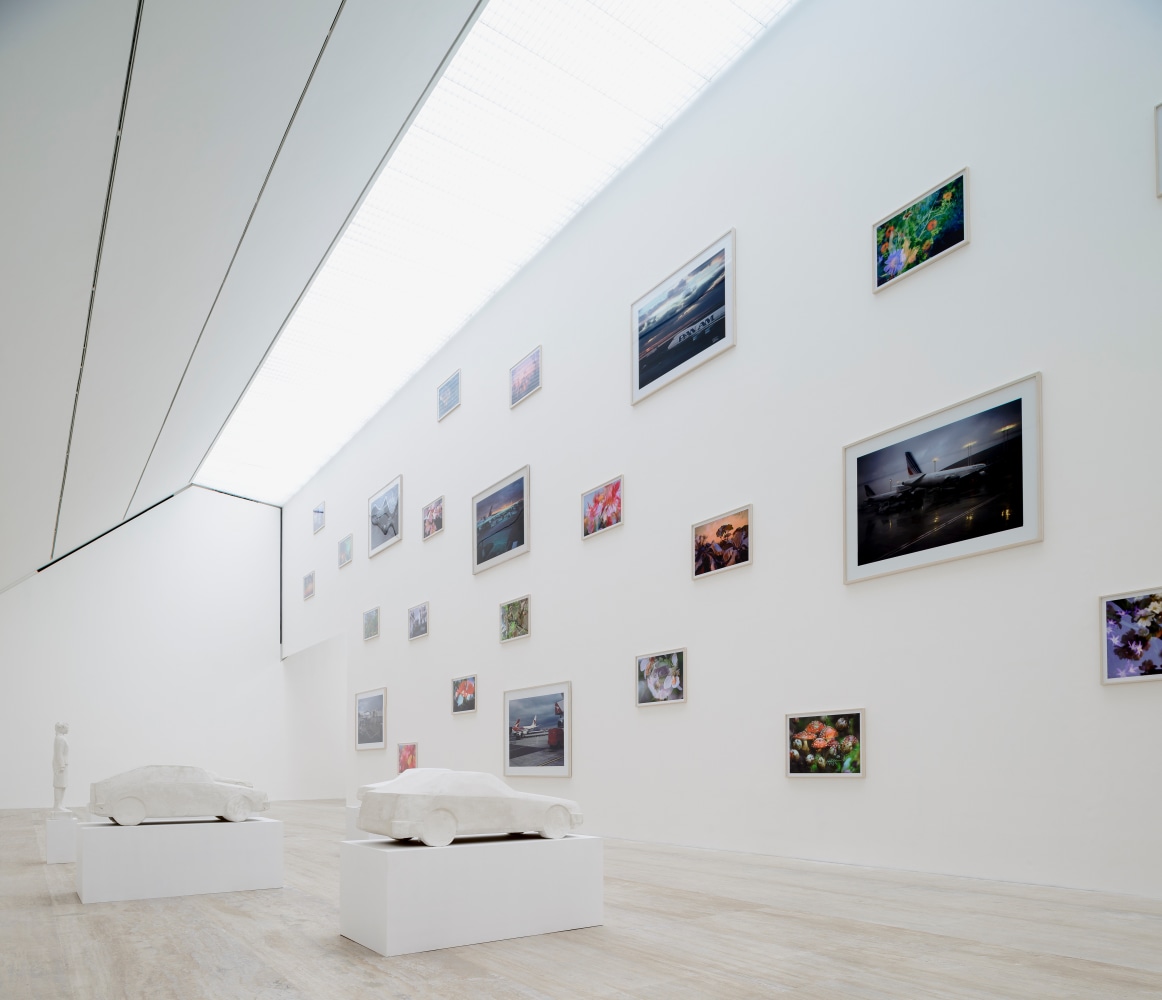 Installation view of sculptures by Peter Fischli and David Weiss