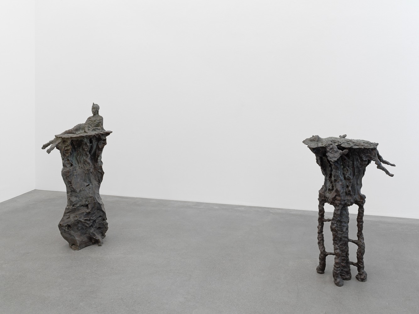 Installation view of sculptures by Jean-Marie Appriou