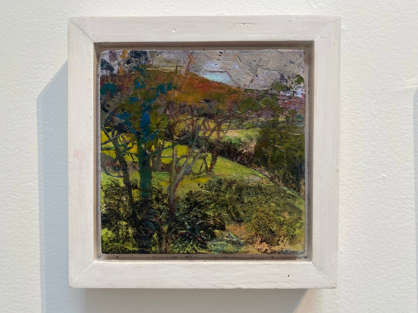 Golden Studio View  6&quot; x 6&quot;  Oil On Board