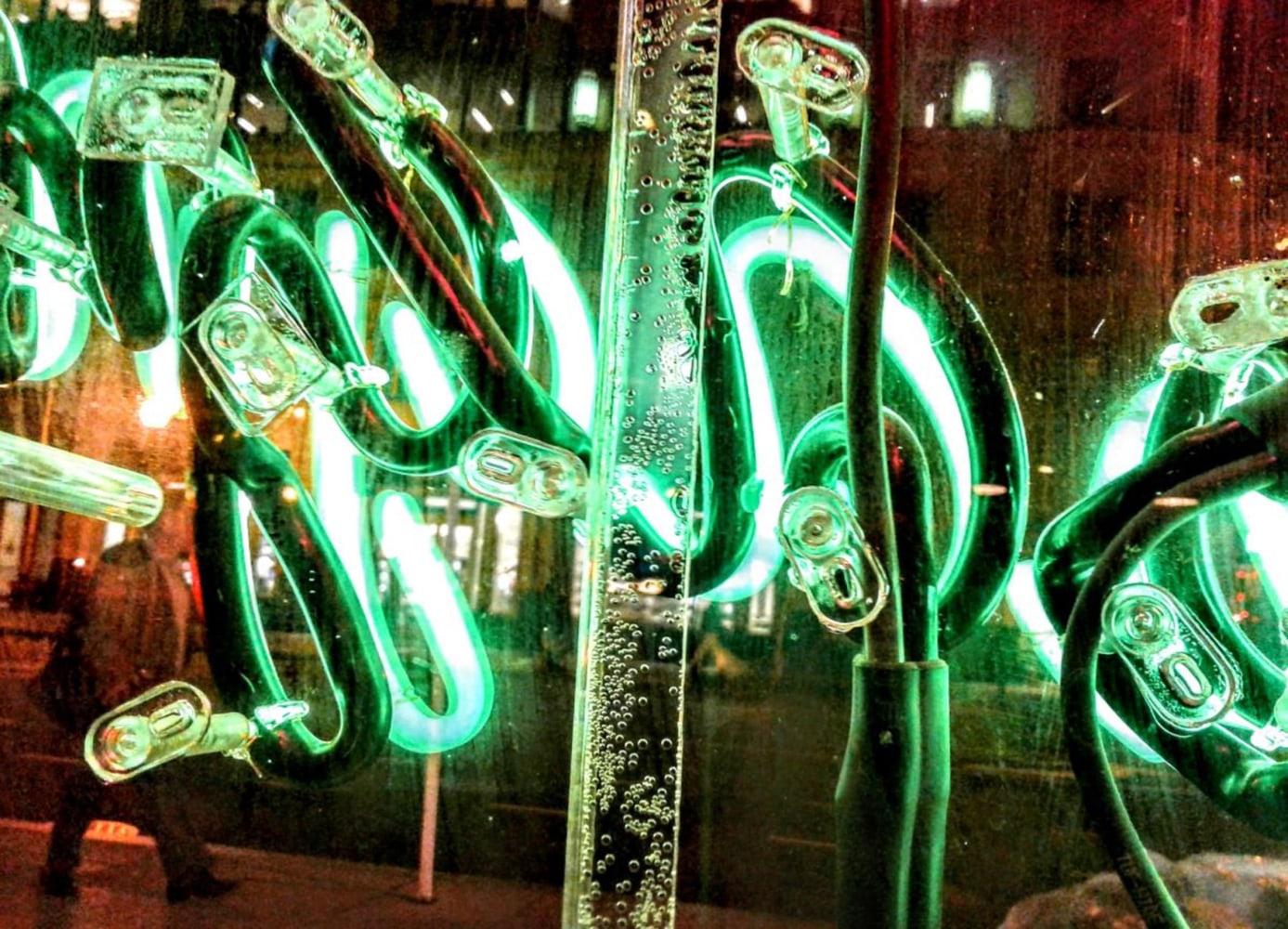 Peter Smyth, Neon Graffiti  27&quot; x 39&quot;  Digital Photography