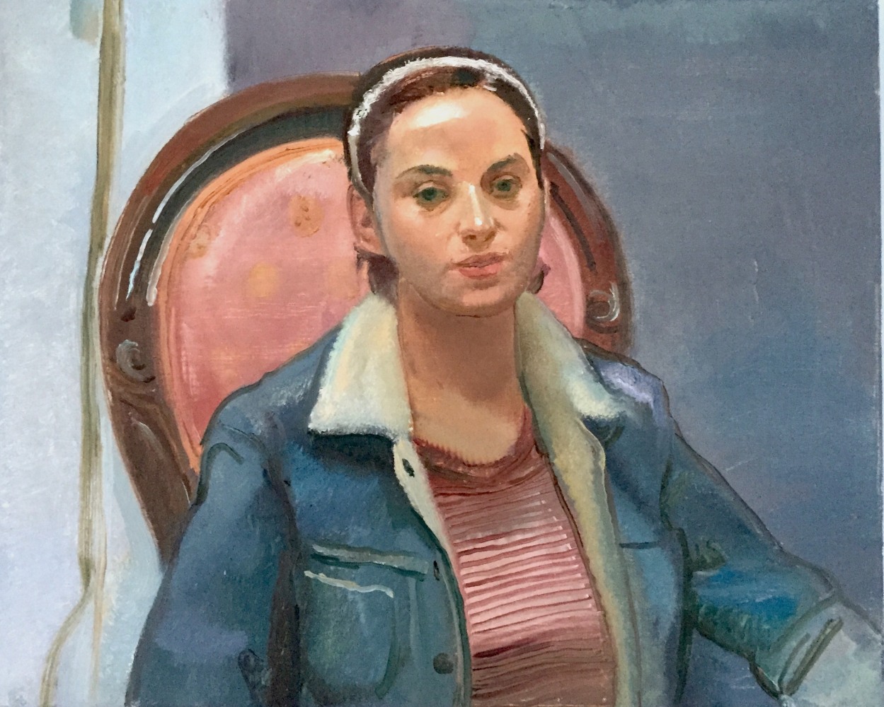 Portrait Of Katie  24&quot; x 30&quot;  Oil On Canvas
