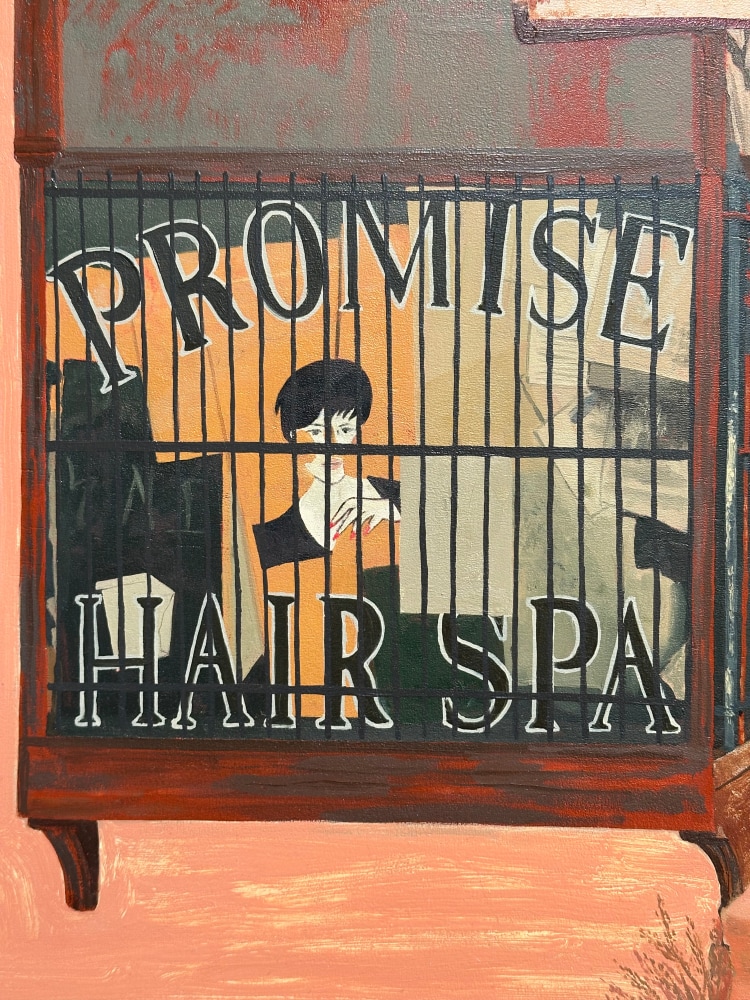 Promise Johnny’s  29” x 29”  Oil On Panel