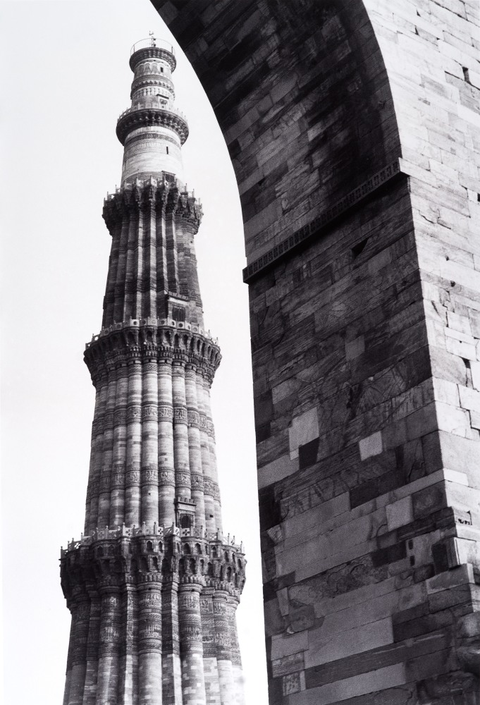 Qutb Minar, Delhi  17″ x 11.5″  Toned Silver Gelatin Print