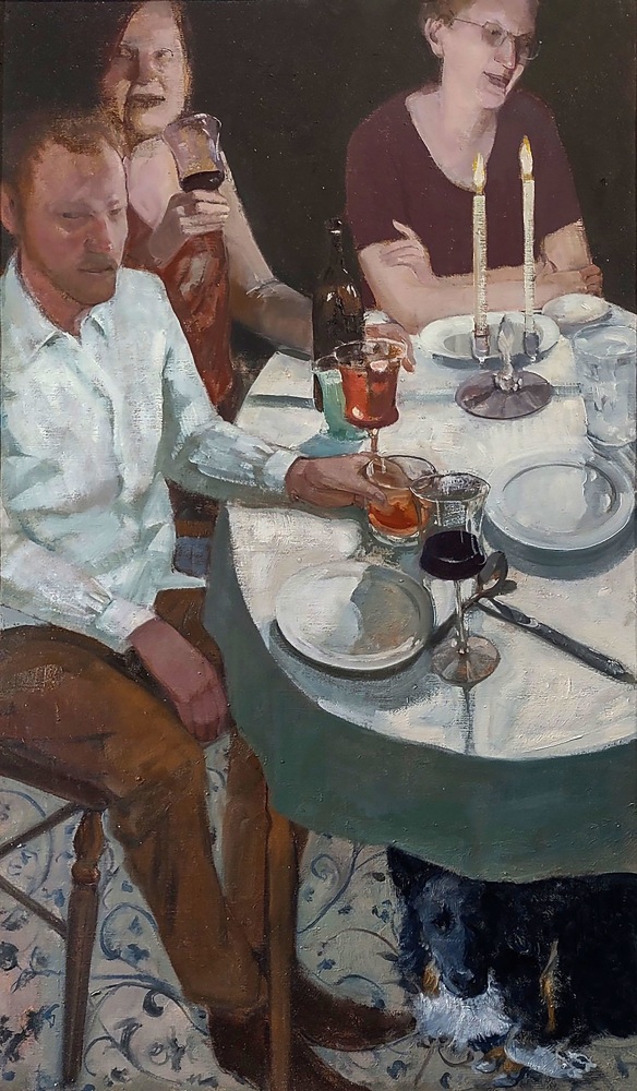 Table 22  29” x 17”  Oil On Canvas