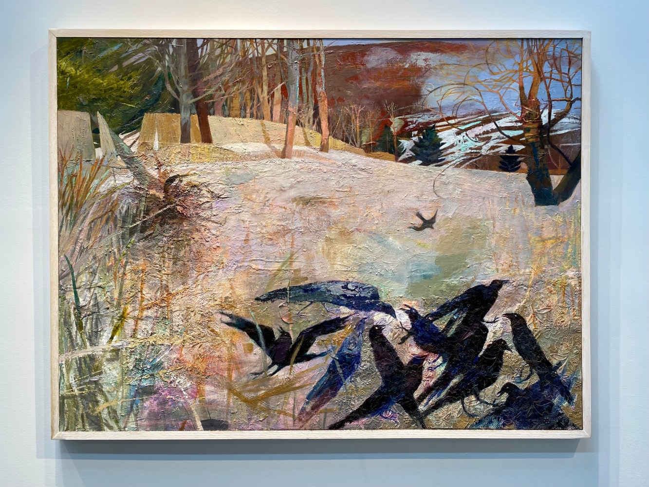 Winter Crows (HOLD)  36” x 48”  Oil On Canvas