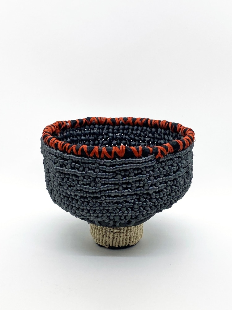 Temoka  4&quot; x 4&quot; x 4&quot;  Rat Tail Cord And Ribbon
