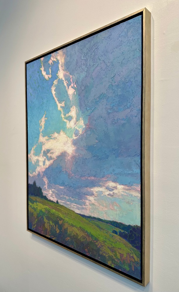 Sweep Of Clouds  40&quot; x 30&quot;  Oil On Belgian Linen