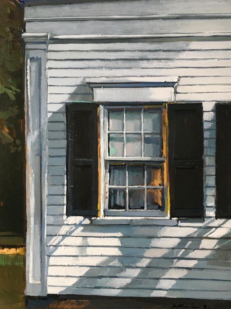 Front Window  16&quot; x 12&quot;  Oil On Board