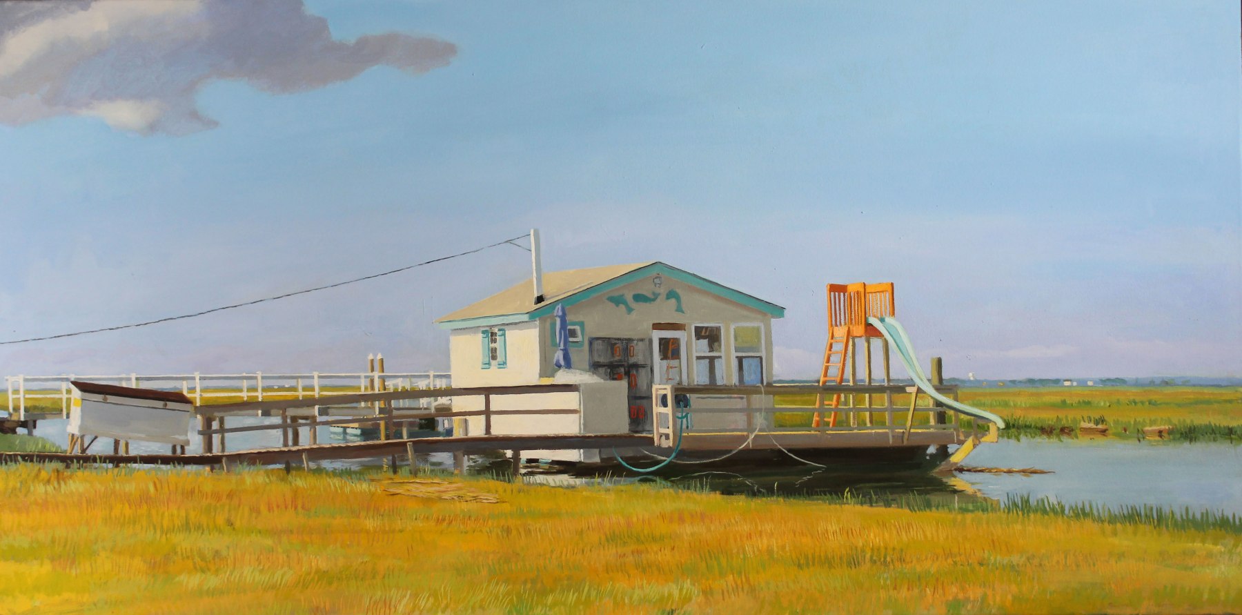 Salt Marsh  24” x 48”  Oil On Canvas