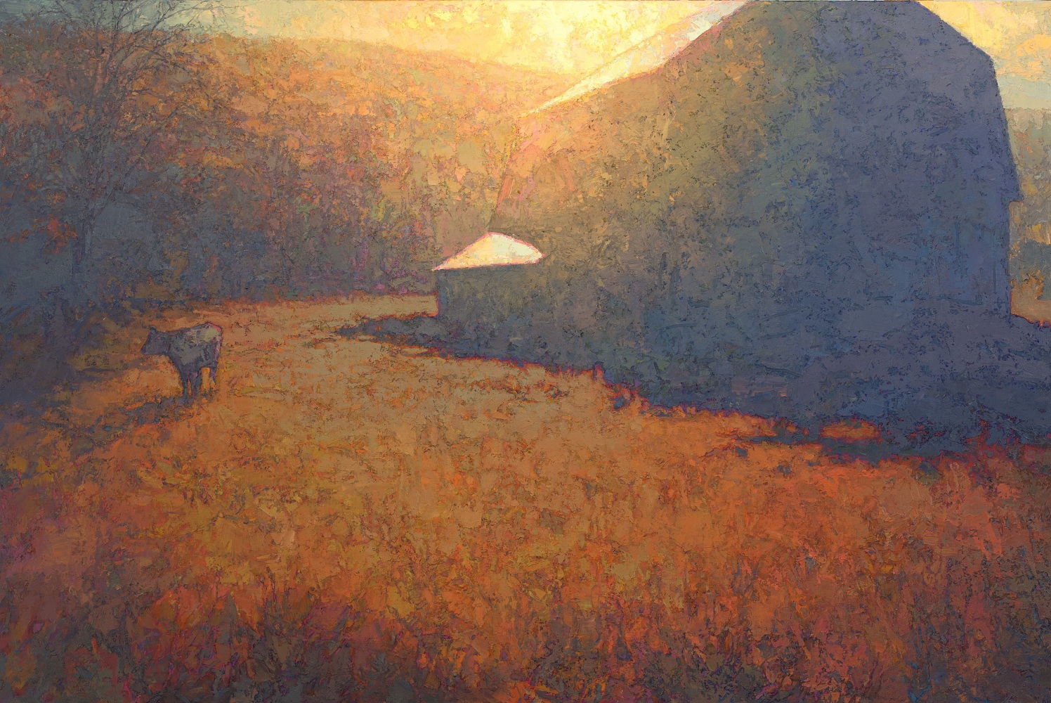 Agrarian Diffraction  40&quot; x 60&quot;  Oil On Linen