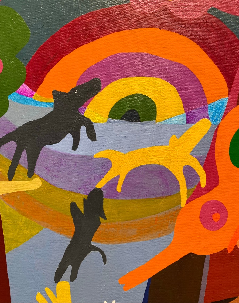 A Little Bit of Sun  36” x 36”  Acrylic On Canvas