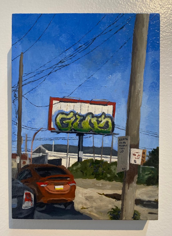 Commuter  6″ x 4″  Oil On Panel