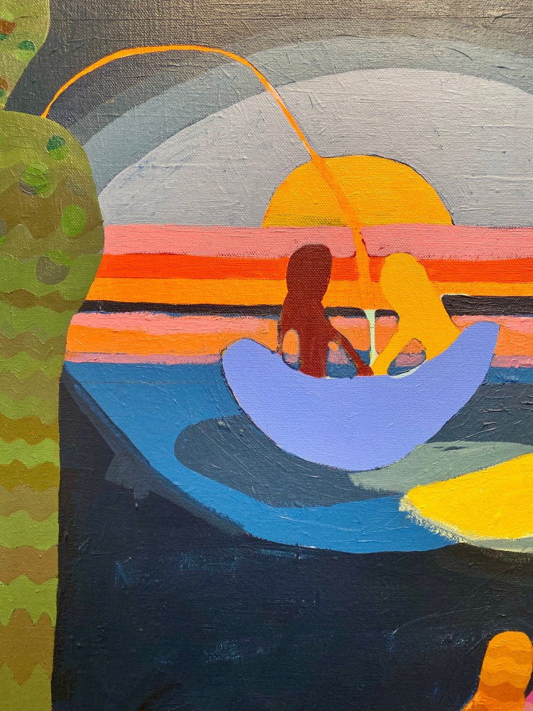 Nature With Two Names  36” x 36”  Acrylic On Canvas