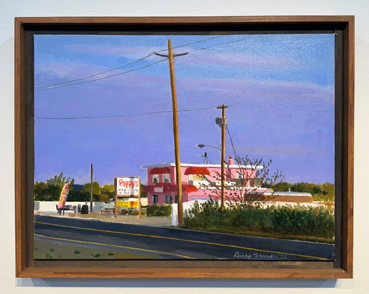 Pink Pappy's  12" x 16"  Oil On Canvas