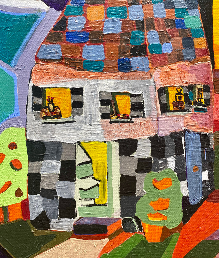 The Windmills Chatter  20” x 30”  Acrylic On Canvas