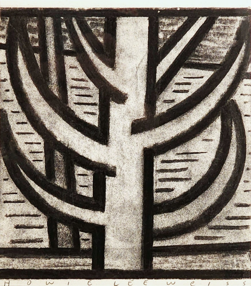 Tree 19 7.25” x 6.5” Vine Charcoal On Paper (Lenox 100)