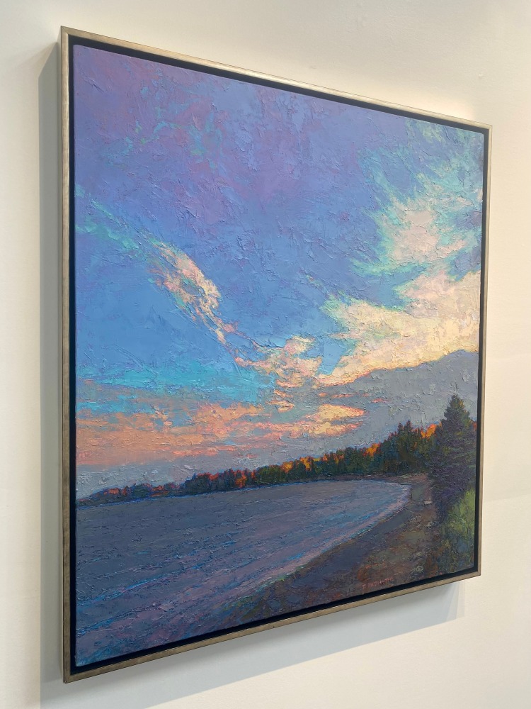 Paradise Beach  34&quot; x 30&quot;  Oil On Belgian Linen