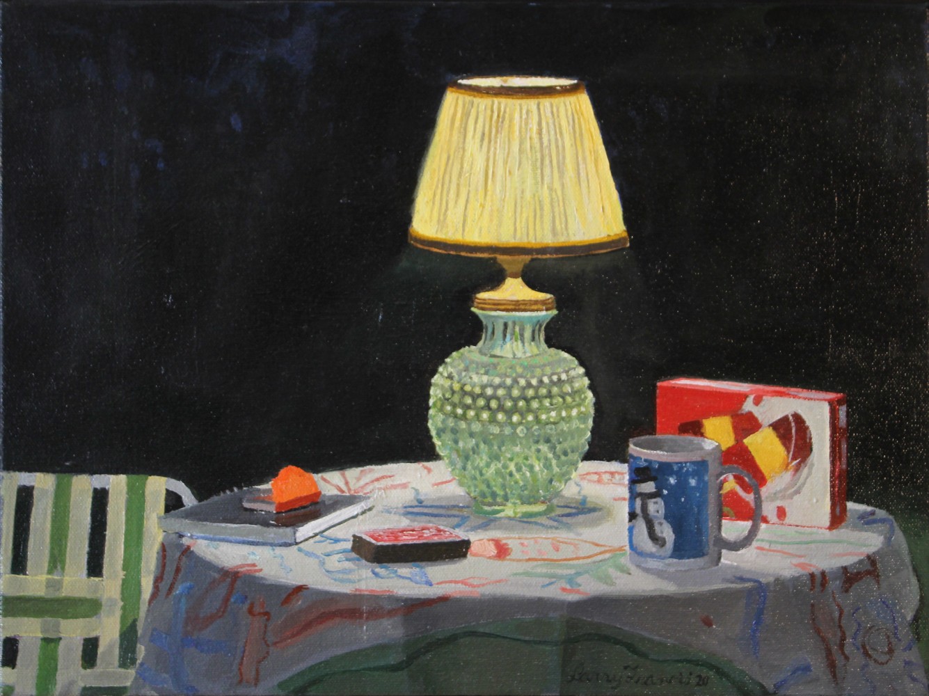 Night Light  12&quot; x 16&quot;  Oil On Canvas