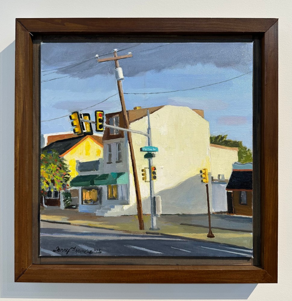 Intersection  12" x 12"  Oil On Canvas