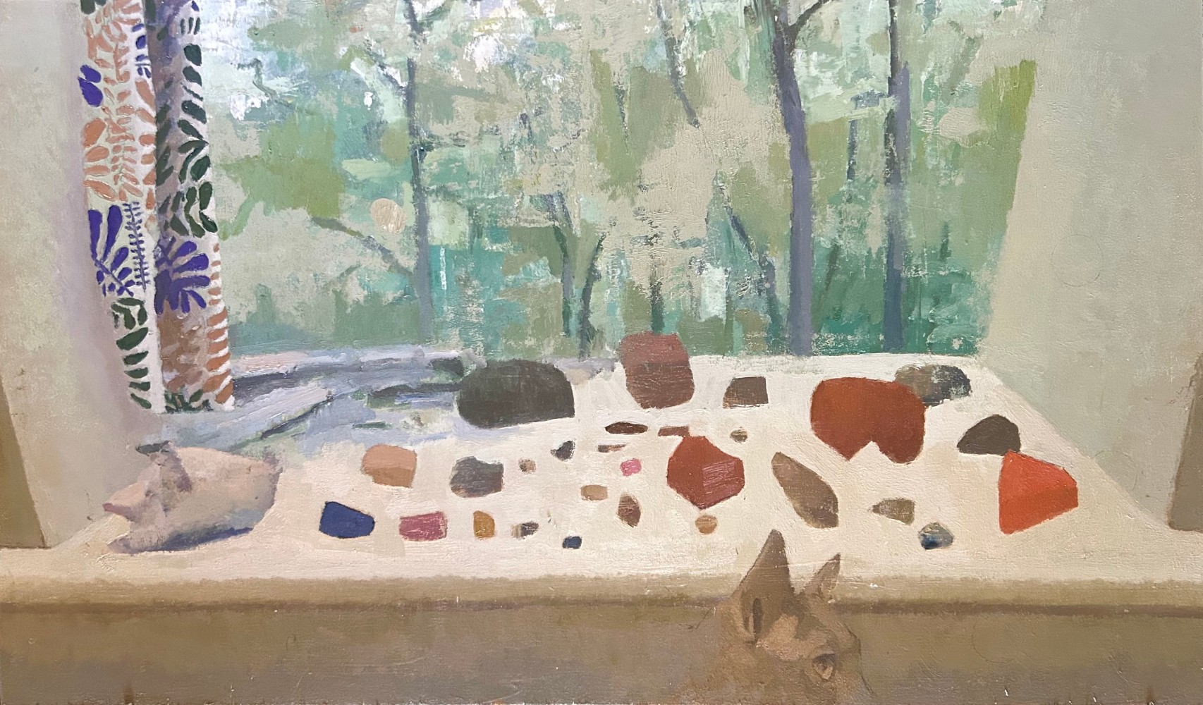 Rock Collection (SOLD)  14″ x 24″  Oil On Board