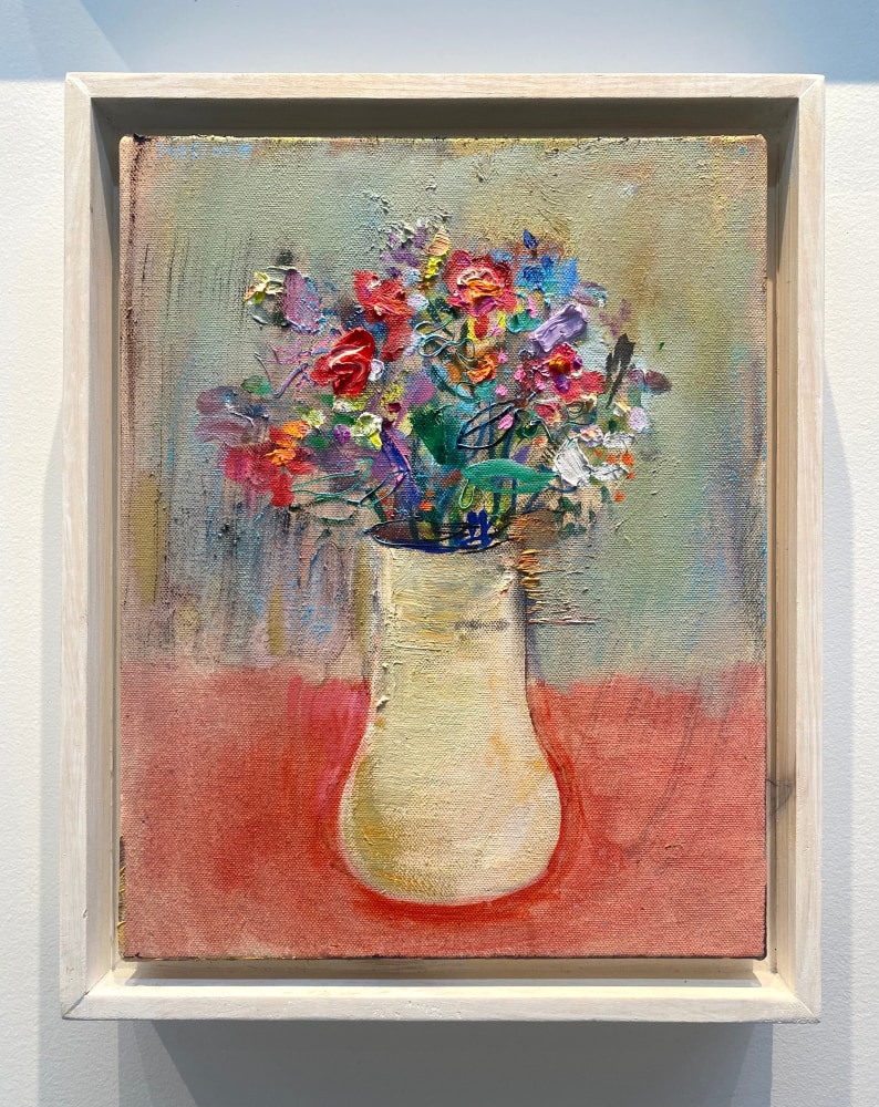Still Life With Red  14&quot; x 11&quot;  Oil On Canvas