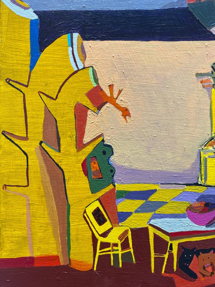 The Windmills Chatter  20” x 30”  Acrylic On Canvas