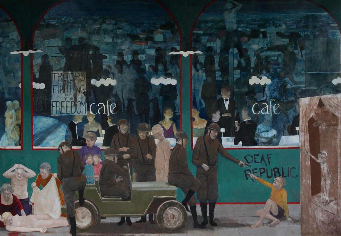 Large Overture II  53&quot; x 76&quot;  Oil On Canvas