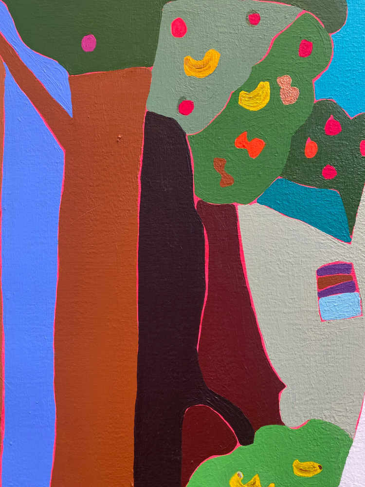 The Black Goat  36” x 48”  Acrylic On Linen