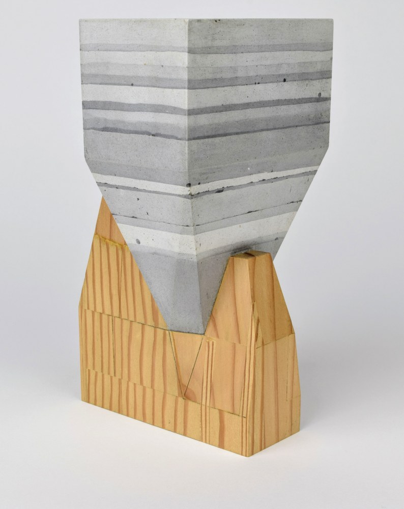 A Slow Apocalypse #3 8” x 4” x 5” Wood, Plaster &amp; Graphite