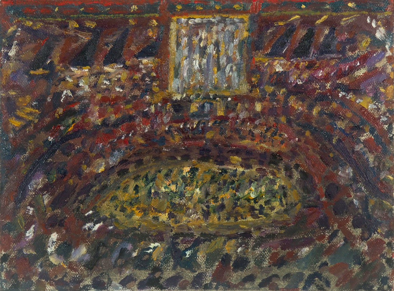 Henry Murphy, Orchestra  6&quot; x 8&quot;  Oil On Canvas