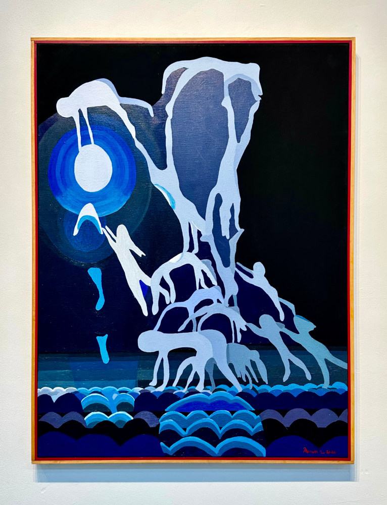 Too Slippery to Catch  40” x 30”  Acrylic On Linen