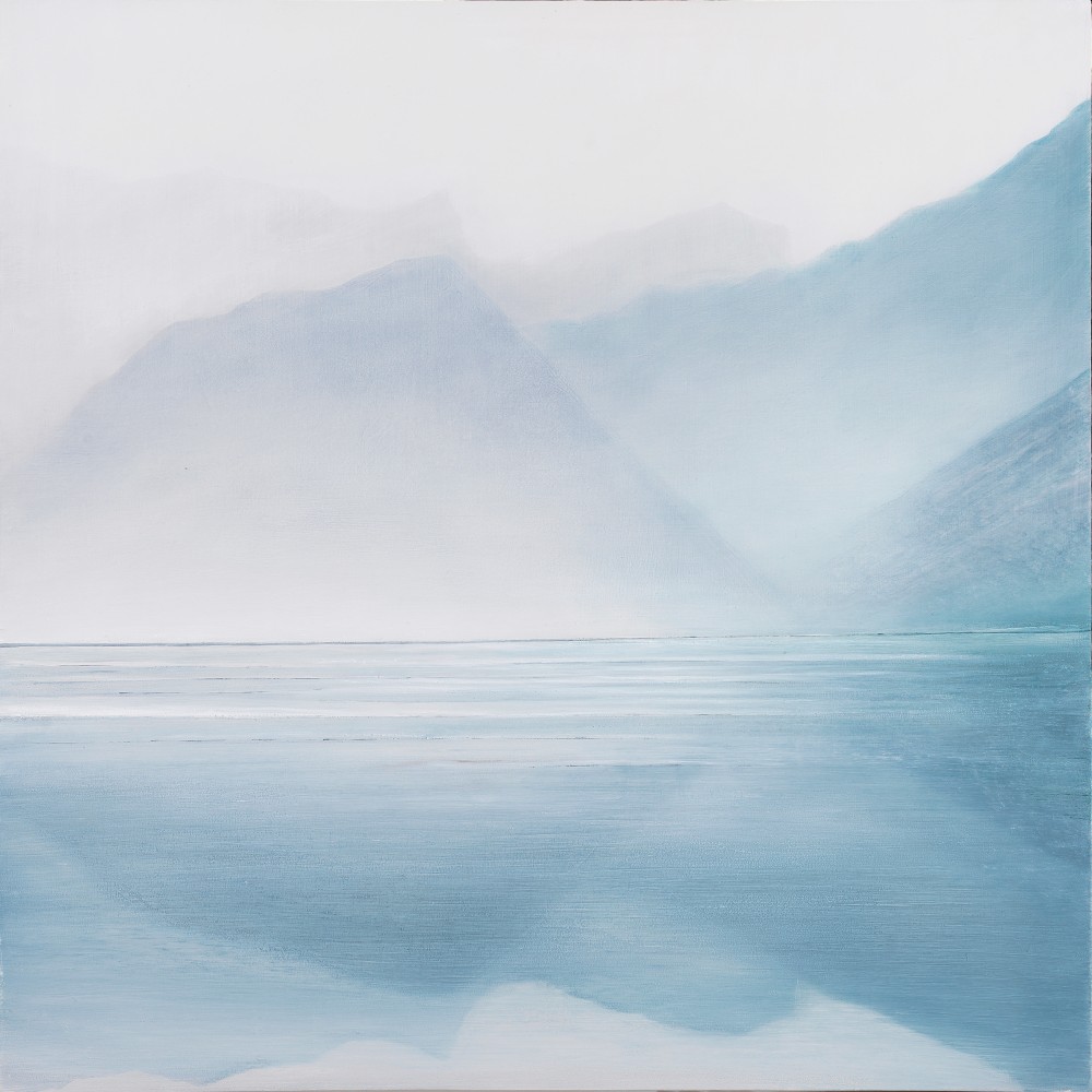 Ocean View, Untitled  30&quot; x 30&quot;  Oil On Wood