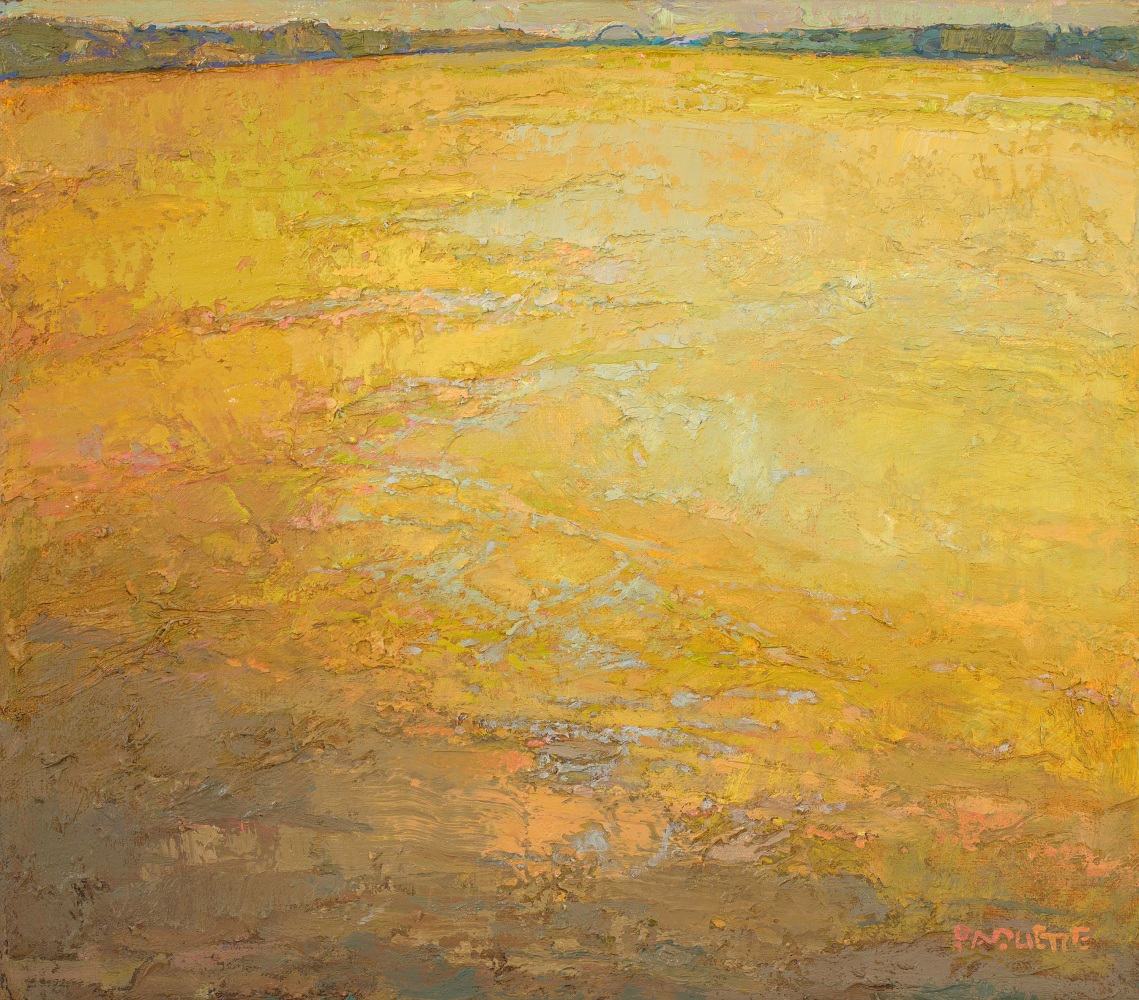Distant Arc of I-280  14&quot; x 16&quot;  Oil On Linen  Shop