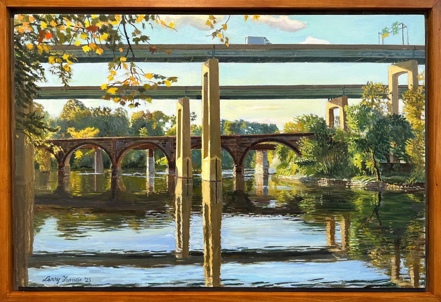 Schuykill River at East Falls  24" x 36"  Oil On Canvas