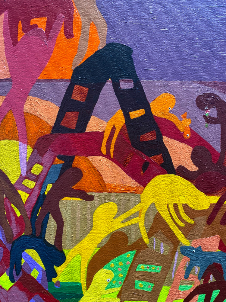 The Harvest  22” x 36”  Acrylic On Canvas