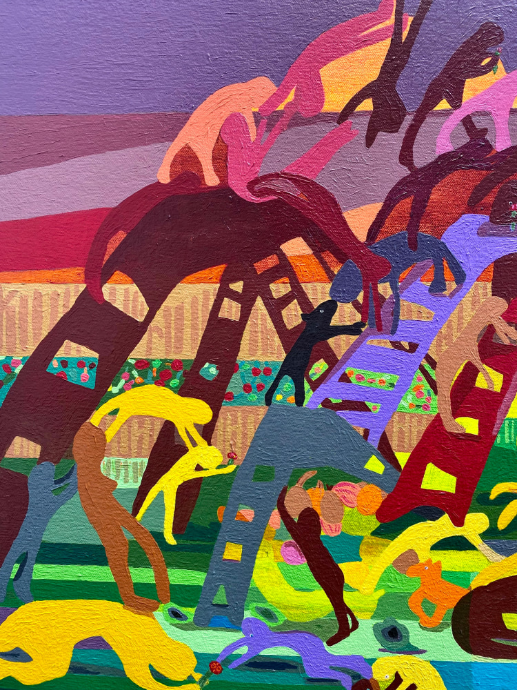 The Harvest  22” x 36”  Acrylic On Canvas