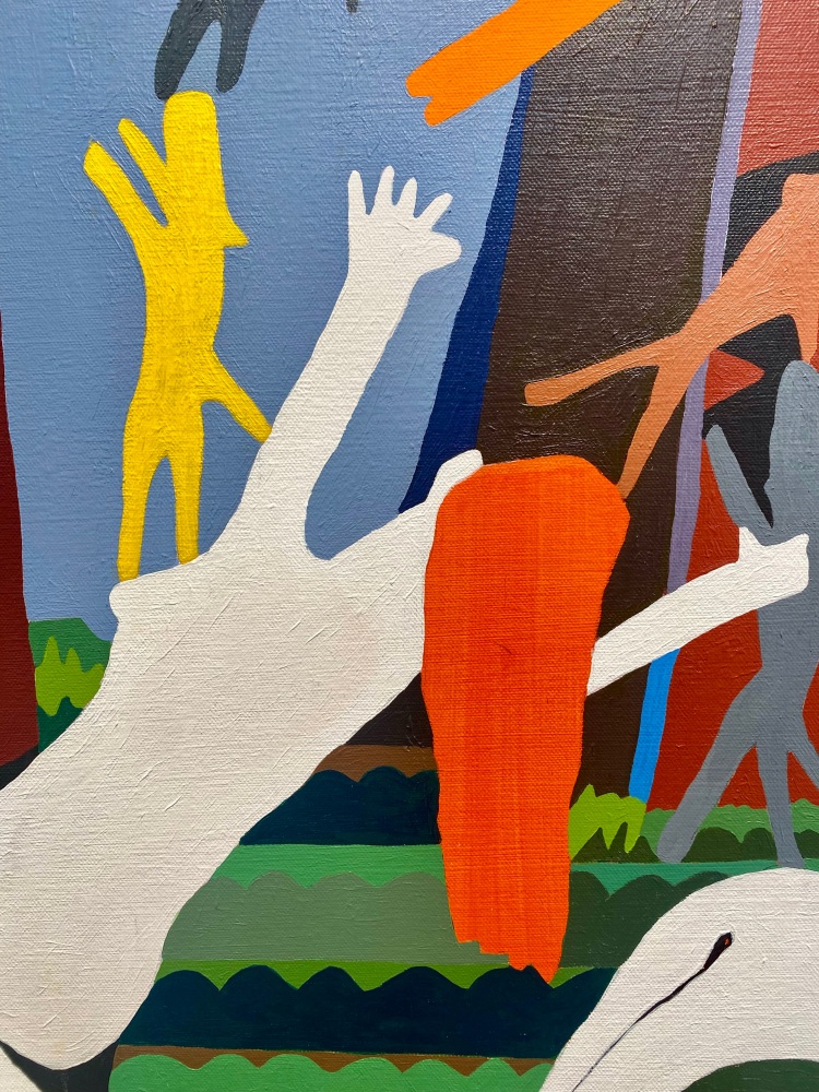 A Little Bit of Sun  36” x 36”  Acrylic On Canvas