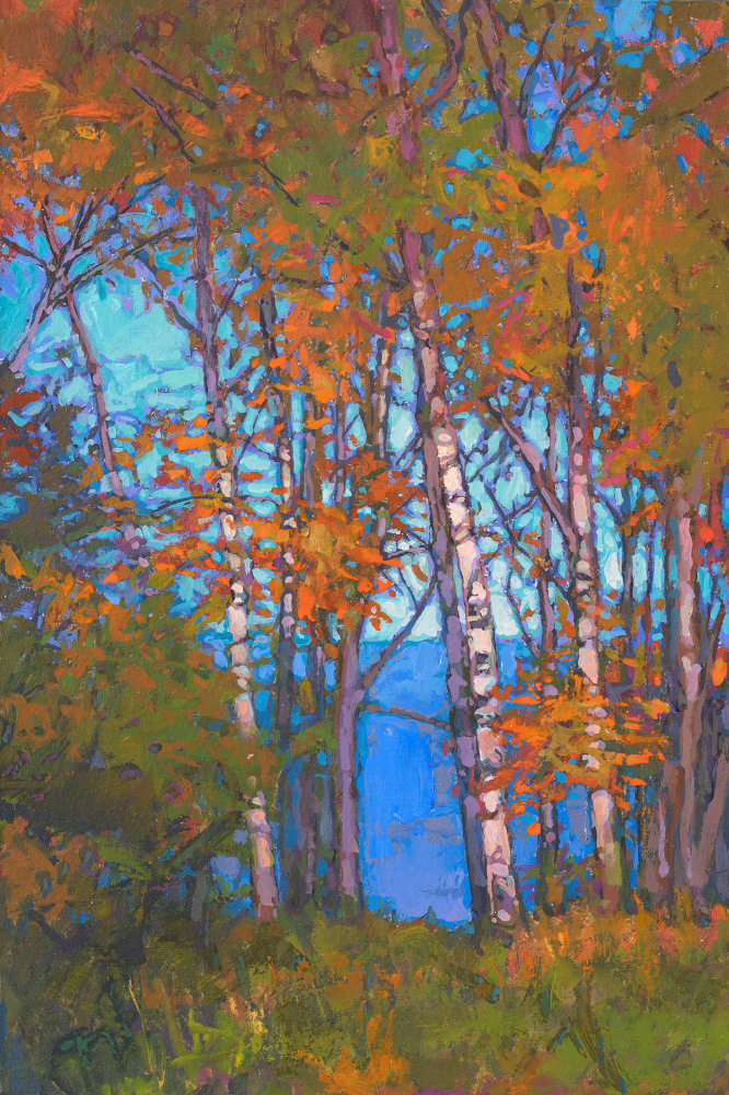 Light In The World II  9&quot; x 6&quot;  Oil On Paper Mounted On Birch Panel
