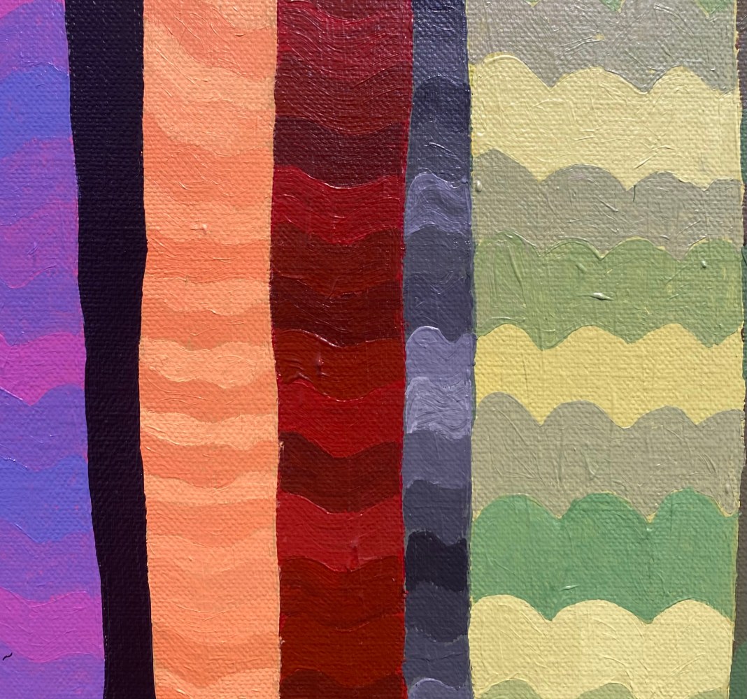 Nature With Two Names  36” x 36”  Acrylic On Canvas